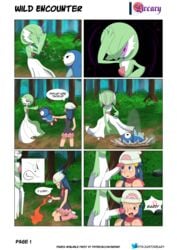 1boy 1girls absurd_res blacked_out blush comic dawn_(pokemon) defeated dreary female female_human femboy femboy_on_female femboydom femsub feral gameplay_mechanics gardevoir highres human imminent_oral interspecies male male/female male_gardevoir male_pokemon maledom nude penis penis_on_face piplup poke_ball pokemon pokemon_(species) pokemon_battle pokemon_dppt pokemon_move pokemon_rse straight tackle_(pokémon_move)