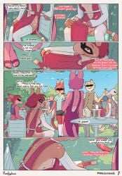 anthro balls breasts comic curry female funkybun horsecock penis sitting tagme