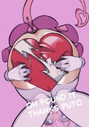 ass_focus chibidoki chocolate convenient_censoring heart_shaped_box ntazrael tagme valentine's_day virtual_youtuber vtuber