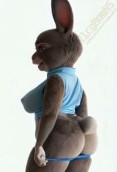 1girls ai_generated ai_video animated anthro back_view bbw big_ass big_breasts bonnie_hopps bunny_girl bunny_tail disney facing_away fat_ass female female_only from_behind furry furry_female furry_only grey_fur mature mature_anthro mature_female milf nipples_visible_through_clothing no_bra panties panties_down partially_clothed plump seductive shirt tagme thick_thighs underwear video vlrgromns wide_hips zootopia zootropolis