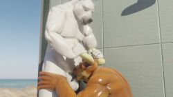 16:9 3d_(artwork) 3d_animation anal anal_sex animated ass balls beach bear bodily_fluids bovid bovine bowbar_(vlad-lox) cattle cum cum_inside cum_while_penetrated deep_throat digital_media_(artwork) ejaculation face_fucking genital_fluids genitals hands-free horn horn_grab justyschultz justyschultzy lewddmon_(va) male male/male male_penetrated male_penetrating male_penetrating_male mammal muscular nude oral oral_penetration orgasm overweight overweight_male penetration penile_penetration penis penis_in_mouth polar_bear rough_sex sex shower smile sound sound_warning syn_(justyschultzy) tagme tail text tongue ursine video vlad-lox_(modeler) white_body white_fur widescreen