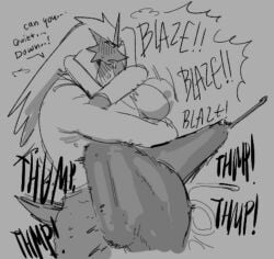 ass_waves big_ass big_breasts blaziken bulge delphox hard_sex melandoodle needy pokemon pokemon_(species)