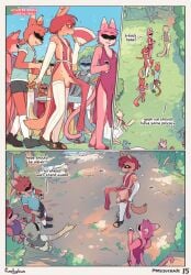 1girls anthro balls breasts comic erection female furry horsecock penis tagme