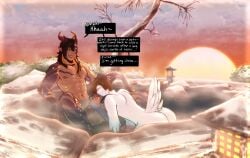 absurd_res anthro asian_mythology athletic avian balls beak beak_fetish beak_play beak_sex beakjob big_balls bird bodily_fluids bondage brainwashing claws corruption corvid corvus_(genus) crow demon demon_dragon demon_humanoid dialogue dragon duo east_asian_mythology eastern_dragon evil_grin feathers fellatio femboy genitals hair hand_on_head handjob handjob_while_sucking hi_res horn hot_spring hot_tub humanoid hybrid hypnosis imminent_orgasm japanese_mythology leonzawolf long_claws long_hair male male/male markings master mind_break mind_control muscular muscular_male musk mythological_creature mythological_scalie mythology neonsheath nipples oral oral_penetration oscine passerine penetration penile penis petplay raised_tail roleplay saliva saliva_on_penis scalie sex smile speech_bubble steam story story_in_description sunset tail tail_feathers talon_hands tattoo text thick_penis vein veiny_penis water