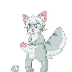 animated anthro changed_(video_game) erection male male_only milkis2000 potion solo