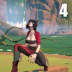 3d animated big_ass big_breasts fairy_tales female female_protagonist mass_creation red_hood_(swords_and_slippers) sound swords_and_slippers tagme thick_thighs video video_games wolf_ears wolf_girl wolf_tail