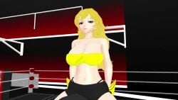 1girls animated blonde_female blonde_hair breasts bull_riding getting_horny getting_wet half-dressed half_naked half_naked_female long_hair long_hair_female music purple_eyes removing_panties rwby solo_female sound tagme theblackbirdcalls video yang_xiao_long