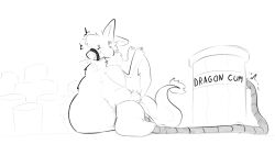 anal anal_sex anthro azure_(pudgydutchie) barrel bloated bodily_fluids bondage bound cum cum_from_mouth cum_in_ass cum_in_mouth cum_inside dutch_angel_dragon excessive_cum excessive_genital_fluids feeding_tube force_feeding force_feeding_bodily_fluids forced genital_fluids hands_behind_back hands_restrained hi_res inflation kneeling male medical_instrument muzzle_restraint penetration pudgydutchie scientific_instrument solo tube_feeding