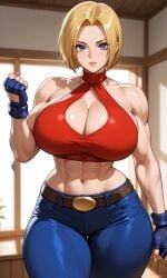 ai_generated bob_cut curvaceous curvy curvy_female dc_comics houseofwaifu huge_breasts mommy rachel_roth raven_(dc) seductive smiling teen_titans thick thick_legs thick_thighs turtleneck voluptuous voluptuous_female wide_hips