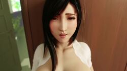 3d_animation balls_deep black_hair cum_in_pussy cum_inside cumming_while_penetrating dark_hair deep_penetration final_fantasy huge_ass light-skinned_female light_skin long_hair pov tagme tifa_lockhart video