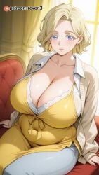 ai ai_art ai_generated artificial_intelligence bbw belly big_arms big_breasts big_hips big_stomach big_thighs big_titties big_waist blonde_hair breasts chubby chubby_body chubby_female chubby_girl chubby_woman curvy curvy_body curvy_female curvy_girl curvy_woman fat fat_body fat_female fat_girl fat_woman ferris_olston giant_hips gigantic_hips hips huge_arms huge_boobs huge_breasts huge_hips huge_stomach huge_thighs huge_titties large_arms large_boobs large_breasts large_hips large_stomach large_thighs large_tits large_titties massive_arms massive_boobs massive_breasts massive_hips massive_stomach massive_thighs massive_tits massive_titties milf patreon plump plump_body plump_female plump_girl reveri3 short_hair stomach thick thick_arms thick_body thick_female thick_girl thick_hips thick_stomach thick_thighs thick_waist thick_woman thighs titties tomo-chan_wa_onna_no_ko waist wide_hips wide_waist yellow_hair