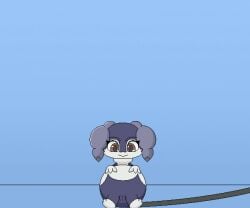 animated female generation_8_pokemon hose indeedee inflation milkis2000 nintendo pokemon pokemon_(species) pokemon_only solo