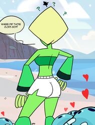 ass boxer_shorts clothing female peridot_(steven_universe) shorts steven_universe theeyzmaster underwear