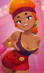 ai_generated amber_(brawl_stars) brawl_stars breasts female hackwork naked nude original supercell supercell_(company)