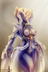 1girls areolae breasts equinox_(warframe) equinox_prime_(warframe) female female_only grakata733 nipples prime_warframe pussy solo warframe