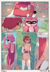 1girls anthro balls blush breasts comic female funkybun furry horsecock nude penis tagme