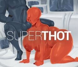 1boy 1girls big_breasts big_penis breasts detnox penis red_dude_(superhot) red_woman_(superhot) red_woman_(superthot) superhot superthot_(detnox) tagme thick_thighs wide_hips