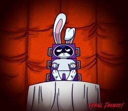 1boy 1girls alternate_species animated ass bodily_fluids box bunny_raven cartoon_network clothed clothing container cum cum_in_eye cum_in_mouth cum_inside cum_on_body cum_on_face cum_on_tongue cumshot cumshot_in_mouth dc_comics duo edmango ejaculation erection female female_penetrated feral feral_frenzy feral_penetrated fleshlight_position foreskin fur furniture genital_fluids genitals hi_res human human_on_feral human_penetrating human_penetrating_feral interspecies lagomorph leporid long_playtime magic_trick male male/female male_on_feral male_penetrating male_penetrating_female mammal mumbo_jumbo_(dc) open_mouth orgasm penetration penile penile_penetration penis penis_in_vagina pink_nose preview promotional_material rabbit rabbit_ears rachel_roth raven_(dc) sex size_difference smaller_penetrated sound table tablecloth tagme tail teen_titans teen_titans_(television_series) thigh_sex tongue tongue_out transition vaginal_penetration vaginal_tugging video vulva white_body white_fur zoophilia