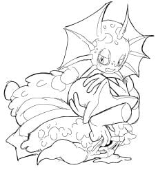 1monster 2_heads ambiguous_gender anthro anthro_focus anthro_only aquatic artist_upload big_blue_bubble big_penis black_and_white blank_background blush blush_lines blushing chin_tuft colorless cum cum_drip cum_inside cum_leaking cum_leaking_out_of_pussy cum_on_floor digital_drawing_(artwork) digital_media_(artwork) disembodied_hand fin_feet fin_hands fingering fingering_partner fingering_pussy fish_monster flexible frill_(anatomy) fur galymph gender_request gills half-closed_eyes handles head_frill holding_leg holding_own_leg holding_own_leg_up human_on_anthro human_on_monster intersex interspecies kiwiinwild knee_fluff leg_lift leg_up line_art looking_down looking_pleasured membrane_(anatomy) membranous_frill monster monsterfucker mouth_drool my_singing_monsters no_color non-human nostrils open_mouth paironormal_carnival paironormals penis plain_background pussy self_upload shell simple_background solo spots spots_(marking) stretched_pussy sweat sweatdrop tagme tapering_penis tentacle_penis teratophilia thin_arms unusual_anatomy white_background