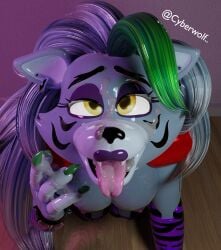 3d 3d_render blender blender_(software) coolioart cum_in_mouth cum_on_face cyberwolf cyberwolf200518 five_nights_at_freddy's five_nights_at_freddy's:_security_breach render roxanne_wolf_(coolioart) roxanne_wolf_(fnaf) scottgames solo steel_wool_studios