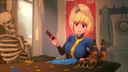 1boy 1girls 3d 3d_animation 3d_model animated anna_anon aroused ass bent_over big_ass big_breasts big_butt big_thighs bikini blonde-haired_female blonde_female blonde_hair bomb bomb_collar bounce bouncing_breasts breasts clothing collar completely_nude cum cum_in_pussy cum_inside curvaceous curvy curvy_body curvy_female curvy_figure cute cute_face ditzy doggy_style doggystyle english english_voice_acting explosive explosive_collar explosives fallout fallout_(series) fallout_4 fallout_new_vegas female female_focus femsub front_view gun hi_res human implied_cum_inside jiggling_thighs koikatsu large_breasts light-skinned_female light_skin longer_than_2_minutes longer_than_30_seconds longer_than_one_minute looking_pleasured male neckwear nude pale_skin pistol pussy questionable_consent sex sex_from_behind sex_slave short_hair shorter_than_one_minute skeleton slave slave_collar slim_waist sound standing_sex tagme thick thick_ass thick_thighs thighs vaginal_penetration vault_dweller vault_girl vault_meat video voice_acted weapon wide_hips