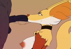 delphox from nintendo by jezzel