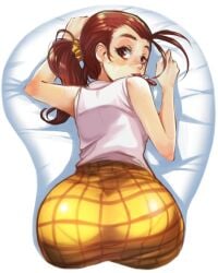 1girls ass ass_focus big_ass brown_hair clothes female female_focus female_only fully_clothed jcm2 kazoo large_ass luan_loud mousepad nickelodeon nicktoons straight_hair the_loud_house