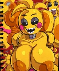 toy chica (fnaf) from five nights at freddy's by ceegee
