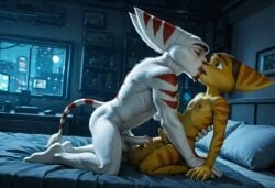 2boys age_difference ai_generated alister_azimuth animated civitai erection fentycart gay kissing male male_only penis ratchet_(ratchet_and_clank) ratchet_and_clank tagme video video_games yaoi
