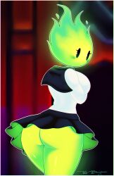 fuku fire from undertale by redbenjamin