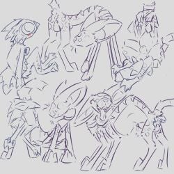 aevery_(aevery) anal anal_sex anal_vore animal_genitalia anthro anthro_on_feral anthro_prey anus applejuice_(soft_bugg) avian balls bird blind blush blush_lines bodily_fluids disability female feral feral_pred genitals hi_res male male/female multi_limb partially_inside penetration penis penis_tip sequence sheath soft_bugg stomach_bulge tail_anus teeth teeth_showing tongue tongue_out unknown_species vore whiskers zoophilia