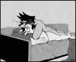 2026 2boys anal dynamite_anton gay landtf8 male male_only monochrome peppino_spaghetti pizza_tower tagme totesfleisch8 video_games yaoi