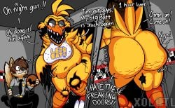 2026 3_fingers alejandro_(xolotl_59) animatronic anthro ass avian bbw beak belly bib big_belly big_breasts big_butt bird breasts brown_body brown_fur butt_jiggle canid canine canis canon_x_oc cellulite chica_(fnaf) chicken chubby chubby_female colored covering covering_breasts digital_drawing_(artwork) digital_media_(artwork) doorway duo english_text erection eyelashes facial_tuft fat fat_ass fat_butt fat_female feathers female fingers five_nights_at_freddy's five_nights_at_freddy's_2 five_nights_at_frickbear's five_nights_at_frickbears five_nights_at_frickbears_3 fur galliform gallifrom huge_belly huge_butt jiggling machine male male/female mammal overweight overweight_female phasianid robot scottgames size_difference stretch_marks stuck stuck_in_door teeth text thick_thighs tuft withered_chica withered_chica_(fnaf) wolf xolotl_59 yellow_body yellow_feathers
