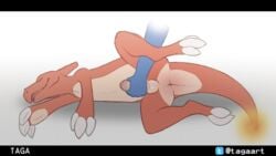 16:9 1boy 2019 ambiguous_gender animated anus charmeleon disembodied_hand erection feral foreskin handjob human humanoid_penis interspecies male male_only mammal nintendo nude penis pokémon_(species) poképhilia pokemon pokemon_rgby raised_leg reptile scalie scalie_only sleeping smile solo spread_legs spreading taga testicles text uncut video_games