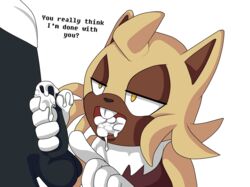 anthro balls cum cum_in_mouth cum_inside fan_character hi_res male_only oral penis saltwatertoffee shadow_the_hedgehog sonic_(series) toffee_the_chipmunk