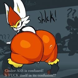 animated ass bent_over big_butt bodily_fluids butt_jiggle cinderace digging_into_butt digging_up_in_they_ass dripping emolga english_text eyelashes fur g0th1cc1 generation_3_pokemon generation_5_pokemon genital_fluids genitals hi_res huge_butt humanoid_genitalia humanoid_penis jiggling leaking_precum long_ears loop male male_focus micropenis minun nintendo penis pokemon pokemon_(species) pokemon_only precum precum_drip pseudo_clothing pupils red_eyes silhouette small_penis solo text white_body white_ears white_fur yellow_inner_ear