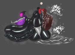 1boy 1futa 1futanari 1male bottom_heavy bottom_heavy_femboy bottomless clothed clothing dark_skin dominant_male excessive_genital_fluids excessive_precum femboy femboy_on_futa futanari futanari_penetrated futasub huge_breasts hung hung_bottom hung_femboy hung_futa hung_trap hyper hyper_ass hyper_balls hyper_penis male male_on_futa maledom massive_breasts miffy_(slinkmayker) original_character partially_clothed penetration pre_cum slinkmayker stomach_bulge stomach_deformation submissive_futa veiny_penis