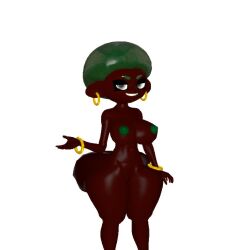 ass_cheeks big_ass big_booty big_butt booty_cheeks bubble_ass bubble_booty bubble_butt butt_cheeks kaibernation octoling_girl splatoon