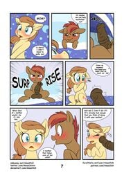 absurd_res amaichix button_mash_(mlp) comic cream_heart_(mlp) deviantart_username equid equine fan_character female feral friendship_is_magic furaffinity_username hi_res horse inkbunny_username male mammal mature_(disambiguation) mother mother_and_son my_little_pony page_7 parent patreon_username penis pony son twitter_username young