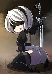 yorha 2b from nier by kinkymation