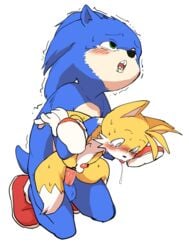 2boys anal anal_sex anthro balls canid canine duo eulipotyphlan fox gay hedgehog male male_only mammal manmosu_marimo movie_sonic paramount_pictures penetration penis sega sex sonic_(series) sonic_team sonic_the_hedgehog sonic_the_hedgehog_(film) sonic_the_hedgehog_(series) tails testicles ugly_sonic yaoi young