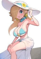 1girls blonde_hair female female_only gonzarez mario_(series) nintendo princess_rosalina solo super_mario_galaxy tagme white_skin