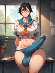 1futa ai_generated armpits big_ass big_balls bleach bleach:_the_thousand-year_blood_war blush breasts erect_penis erection erection_under_clothes foreskin futa_only futa_sans_pussy futanari grapesss huge_breasts huge_cock large_penis lisa_yadomaru looking_at_viewer navel nude penis solo solo_futa testicles thighs uncensored veins veiny_penis