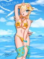 1girls blonde_hair female female_only mario_(series) nintendo princess_rosalina seven19inkling solo super_mario_galaxy tagme white_skin