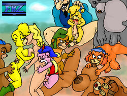 2006 adventures_of_the_gummi_bears anthro baloo bear big_breasts bisexual bow breasts clothing crossover cub cubbi_gummi disney duke_igthorn fbz female fur furry grammi_gummi gruffi_gummi kit_cloudkicker male mammal molly_cunningham nipples oral_sex orgy penis princess_calla pussy rebecca_cunningham straight sunni_gummi talespin young