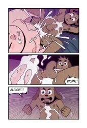 anthro anthro_on_anthro anthro_penetrated anthro_penetrating anthro_penetrating_anthro armpit_hair balls blush bodily_fluids body_hair brown_penis canid canine canis clenched_teeth closed_eyes comic cum cum_drip cum_in_ass cum_inside cum_on_bedding cum_on_belly cum_on_body cum_on_chest cum_on_leg cum_on_own_penis cum_on_penis cum_on_self cum_splatter dialogue domestic_dog domestic_pig dripping drooling duo ejaculation english_text erection excited fist genital_fluids genitals glistening glistening_eyes grimace hi_res leg_grab legs_up long_ears lying male male/male male_penetrated male_penetrating male_penetrating_male mammal messy moobs nipples octavio_(t0l0k) on_back orgasm_face overweight overweight_male penetration penis pink_penis roy_(t0l0k) saliva sex spread_legs spreading suid suine surprised sus_(pig) sweat t0l0k teeth text