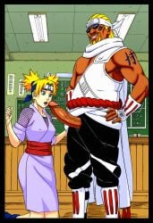 ai_generated big_penis buzzman classroom dark-skinned_male huge_cock interracial killer_bee looking_at_penis male naruto naruto_(classic) naruto_(series) naruto_shippuden penis shocked shocked_expression staring_at_penis temari