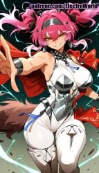 1girls 2025 ai_generated animal_ears artist_name bangs bare_shoulders big_breasts big_breasts big_chest breasts breasts breasts bust busty chest electroworld female hi_res high_quality high_resolution highres large_breasts long_hair looking_at_viewer lupa_(wuthering_waves) mole outstretched_arm patreon patreon_username pink_hair smile solo stable_diffusion thighhighs watermark wuthering_waves