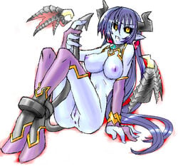 astaroth astaroth_(shinrabanshou) drawn large_breasts shinrabanshou tagme wings