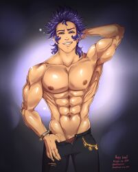 death mask from saint seiya by halationart